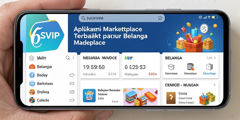 Tampilan antarmuka aplikasi 6SVIP yang user-friendly.