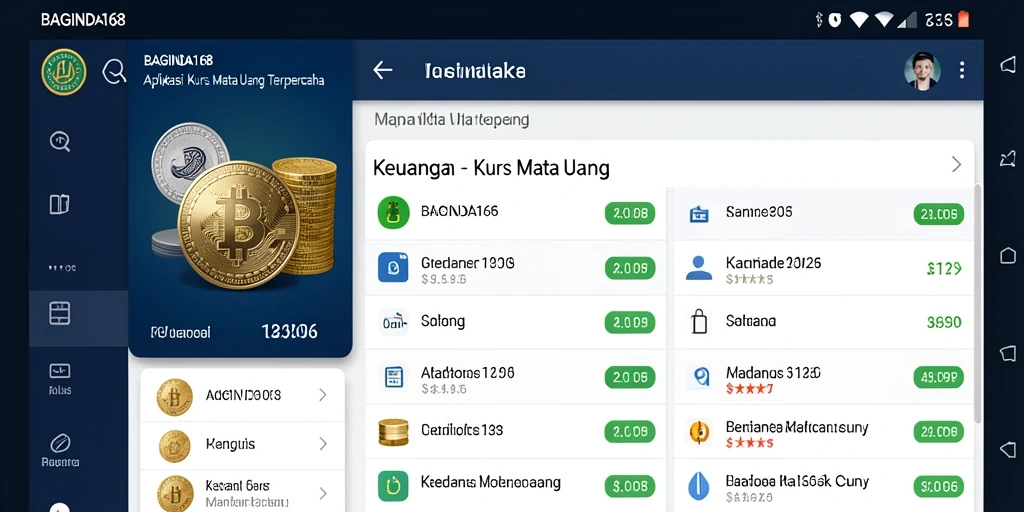 Tampilan antarmuka utama aplikasi BAGINDA168 yang informatif dan mudah digunakan.