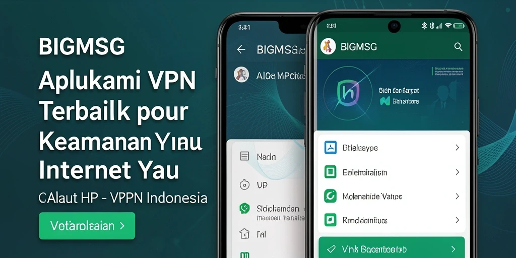 Tampilan antarmuka BIGMSG yang sederhana dan intuitif.