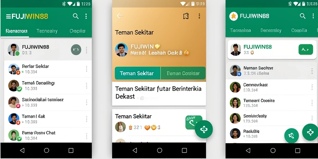 Tampilan antarmuka pengguna aplikasi FUJIWIN88 yang menarik dan mudah digunakan.